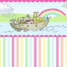 Dollhouse Miniature Wallpaper: Noah's Ark